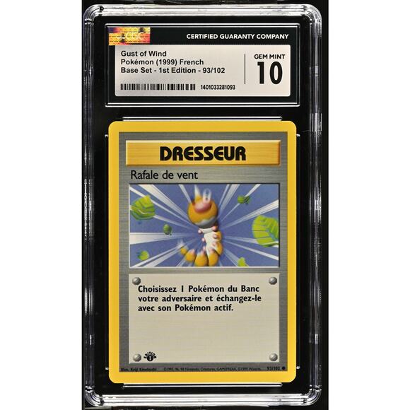 gust of wind pokemon card Gust of Wind · Base Set First Edition #93(Shadowless) main image 0
